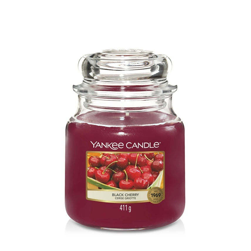 Yankee Candle Black Cherry 411gr - Medium Jar