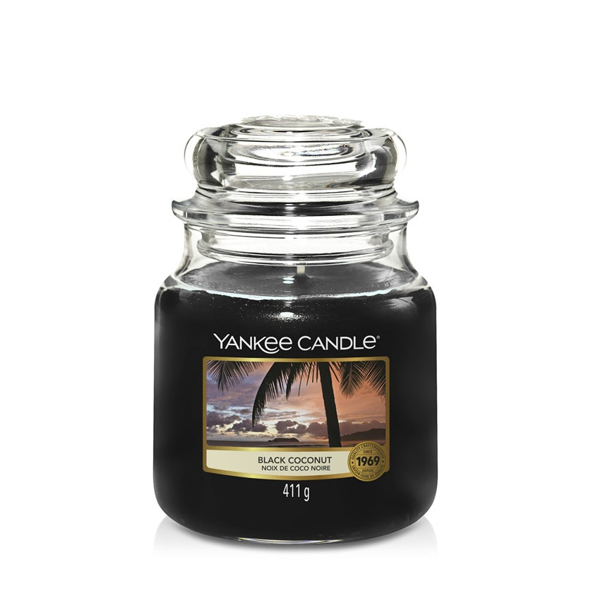 Yankee Candle Black Coconut 411gr - Medium Jar