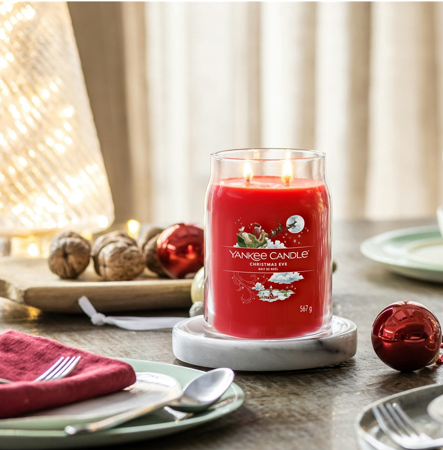 Yankee Candle Christmas Eve 567gr - Large Signature à 2 mèches