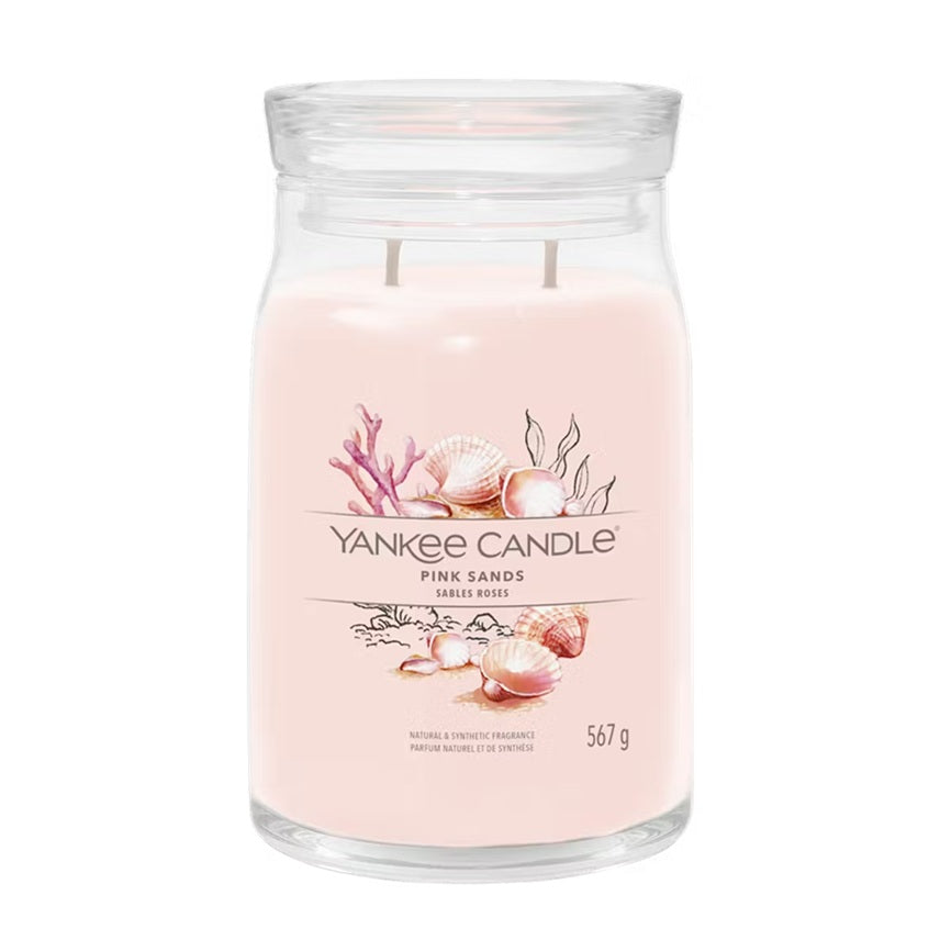 Yankee Candle Pink Sands 567gr - Large Signature à 2 mèches