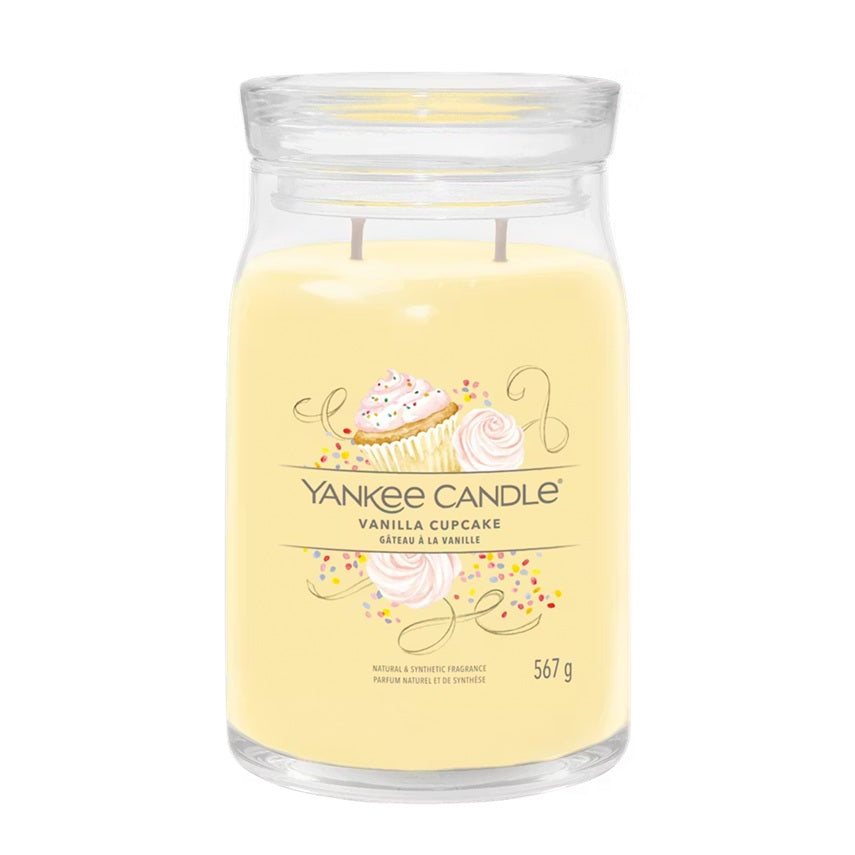 Yankee Candle Vanilla Cupcake 567gr - Large Signature à 2 mèches